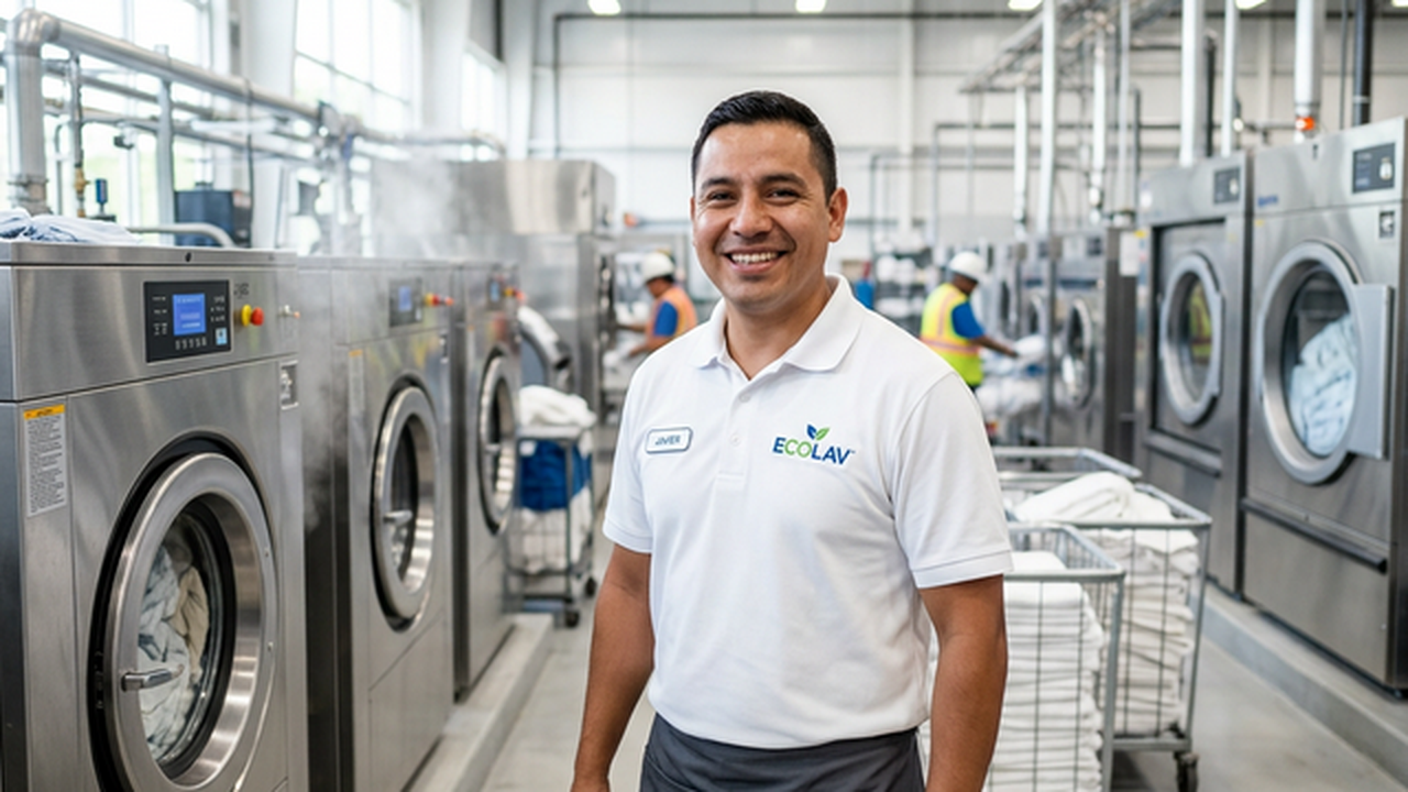 Interior da lavanderia Ecolav
